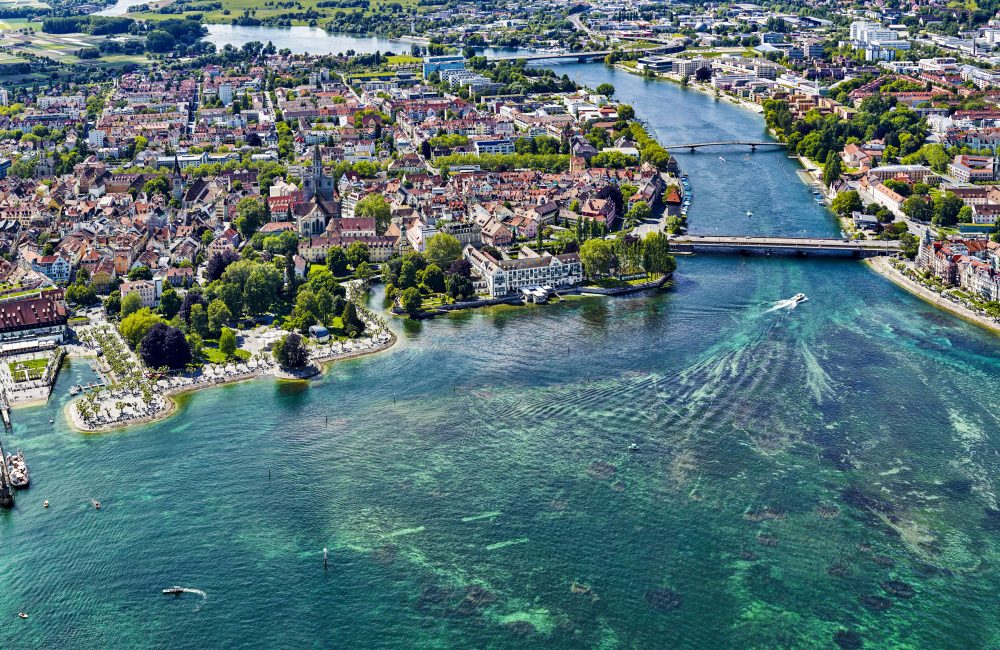 Luftaufnahme von Konstanz