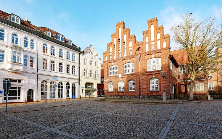 Ansicht des alten Rathauses in Rendsburg