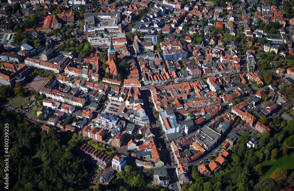 Luftaufnahme von Uelzen