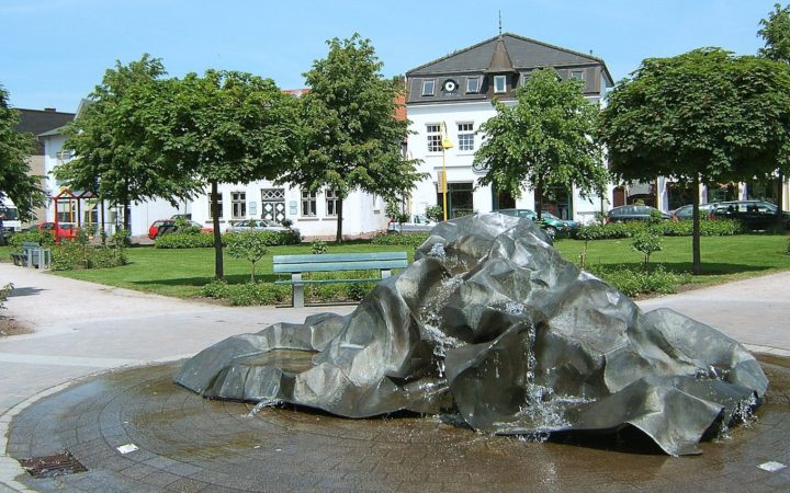Brunnen vor Marktplatz in Kaltenkirchen