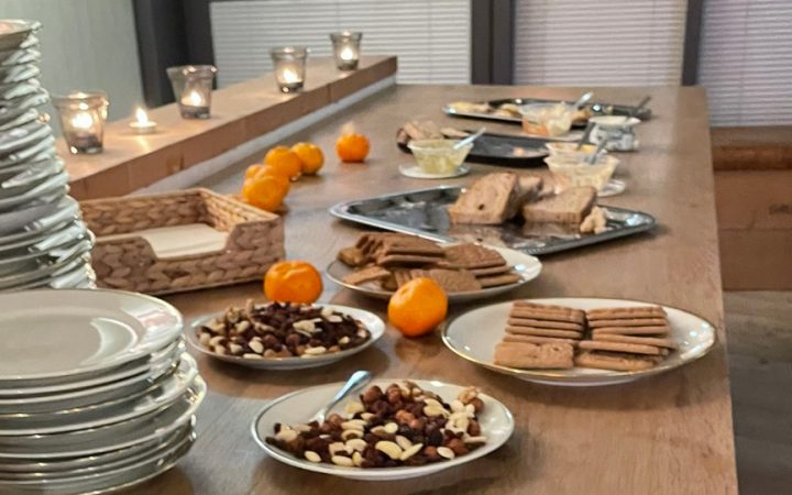 Weihnachtliches Buffet